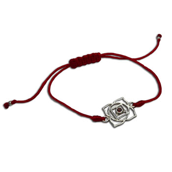 Root Chakra Bracelet Adjustable Red