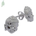 Buddha Face Stud Earrings