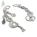 "Connections" Linked Circle Earrings