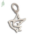 Dove of Peace Charm Sterling Silver