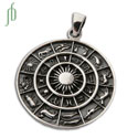 Zodiac Pendant, Astrology chart pendant