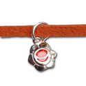 Sacral Chakra Charm Bracelet or Anklet Silver Free Size
