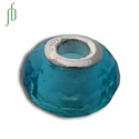 Faceted Throat Chakra Bead Turquoise 5 mm opening