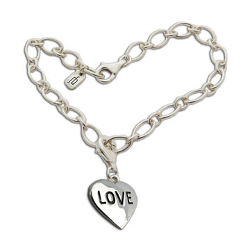 LOVE Bracelet Sterling Silver 7.5