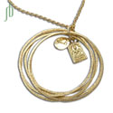 Buddha Shanti Bangles Necklace Recycled Brass