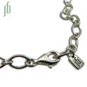 Charmas Bracelet Base Oval Chain Sterling Silver 7.5 inches