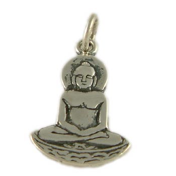 Buddha Pendant Sterling Silver