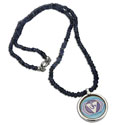 Forehead Chakra Painting Iolite Necklace