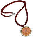 Sacral Chakra Painting Carnelian Necklace 18 inch