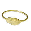 Feather Ring 18 karat Gold